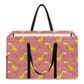 Cute Giraffe Pattern Print Utility Tote Bag