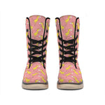 Cute Giraffe Pattern Print Winter Boots