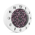 Cute Girly Heart Pattern Print Alarm Clock