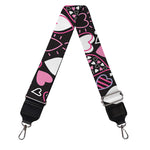 Cute Girly Heart Pattern Print Bag Strap