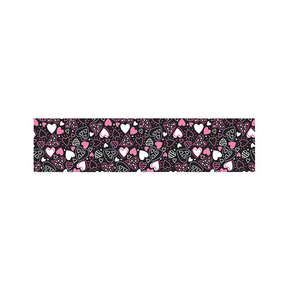 Cute Girly Heart Pattern Print Bed Runner