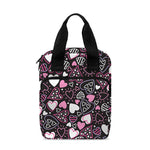 Cute Girly Heart Pattern Print Bible Tote Bag