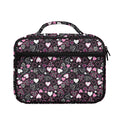 Cute Girly Heart Pattern Print Briefcase Bible Bag