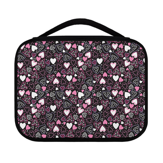 Cute Girly Heart Pattern Print Classic Bible Case