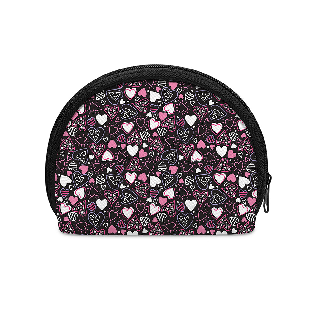 Cute Girly Heart Pattern Print Coin Purse
