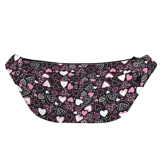 Cute Girly Heart Pattern Print Fanny Pack