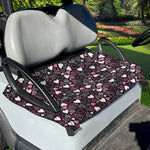 Cute Girly Heart Pattern Print Golf Cart Seat Cover