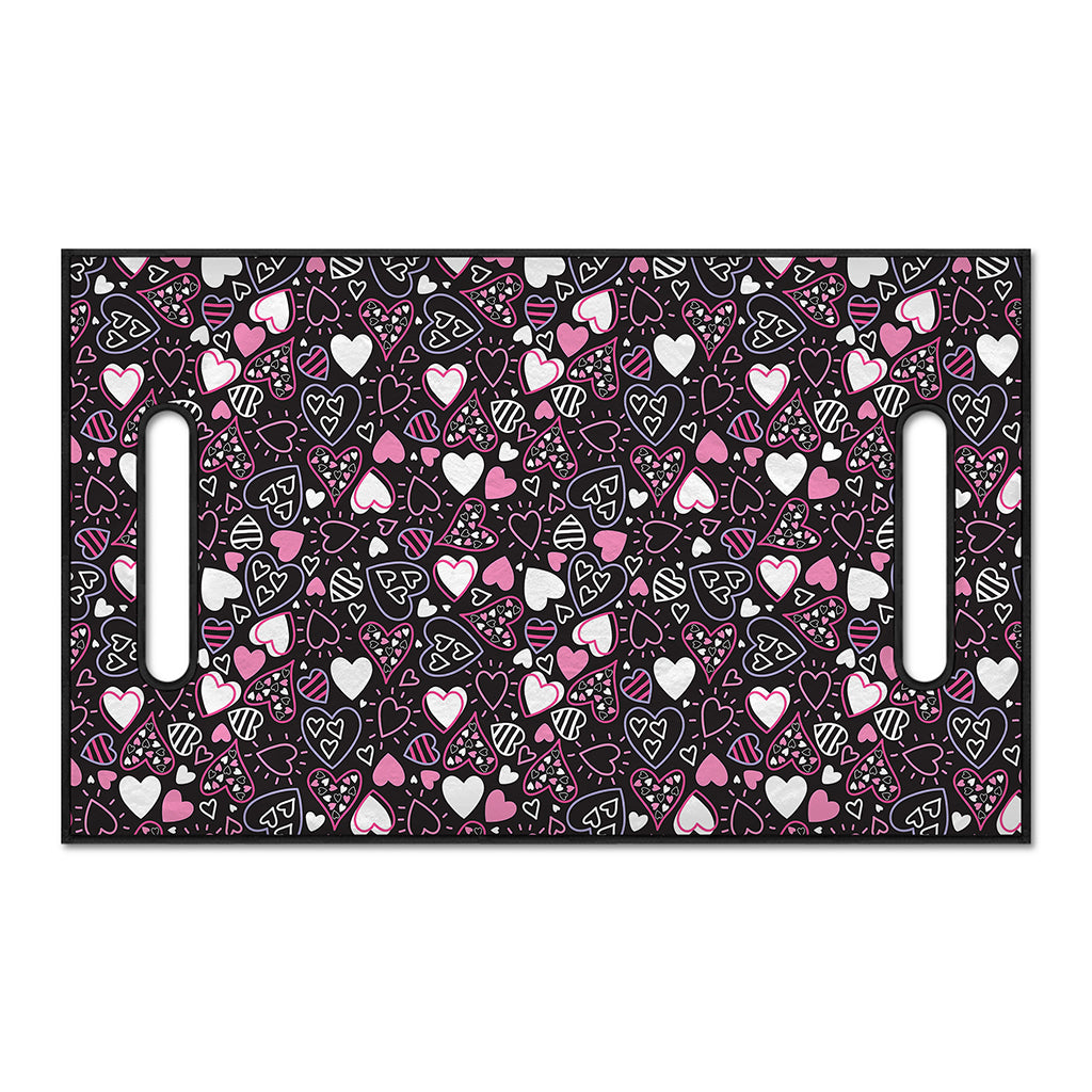 Cute Girly Heart Pattern Print Golf Cart Seat Cover
