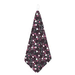 Cute Girly Heart Pattern Print Hand Towel