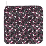 Cute Girly Heart Pattern Print Hand Towel