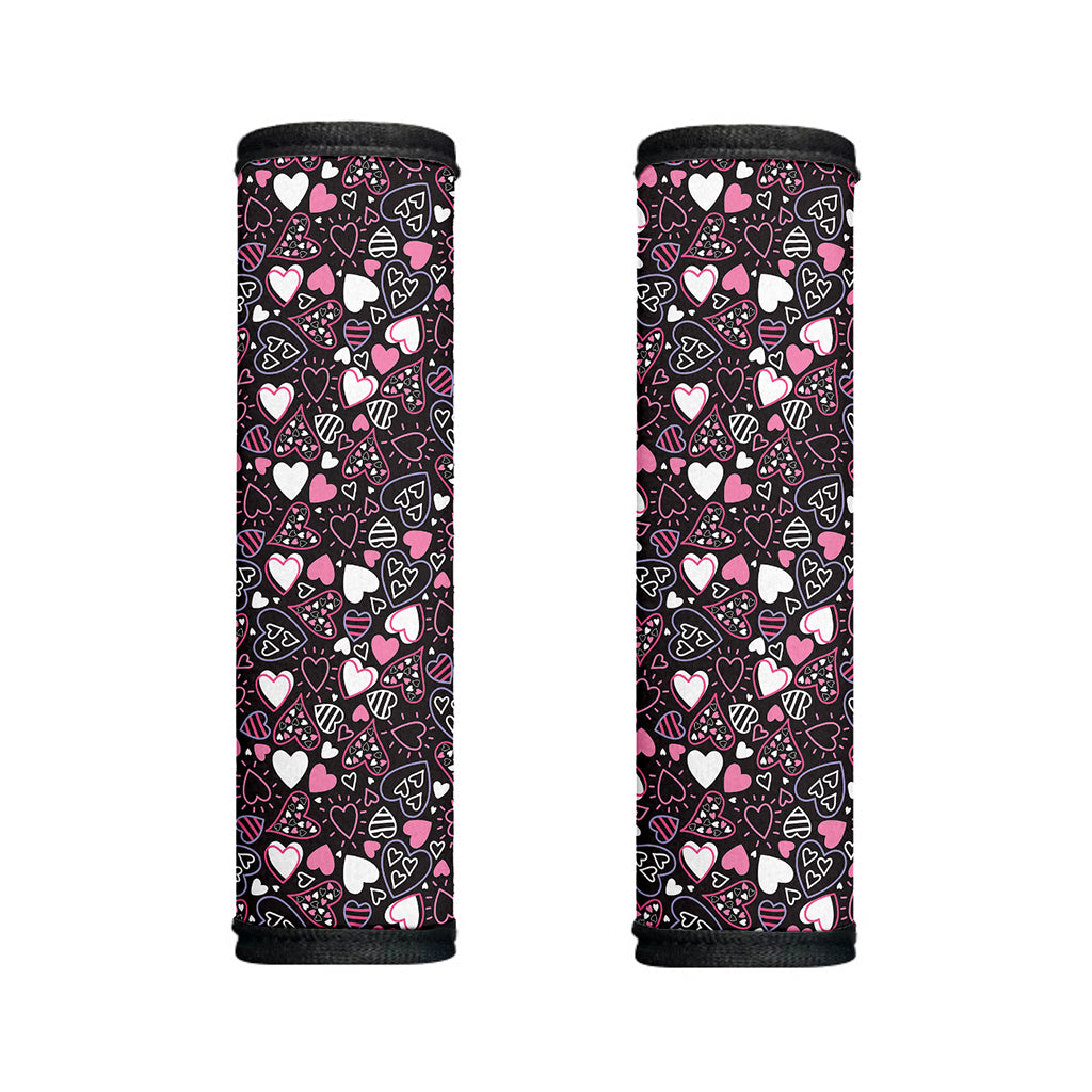 Cute Girly Heart Pattern Print Handle Covers