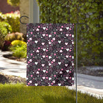 Cute Girly Heart Pattern Print House Flag