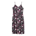 Cute Girly Heart Pattern Print Jersey Midi Cami Dress