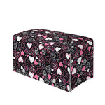Cute Girly Heart Pattern Print Leather Tissue Box Cover