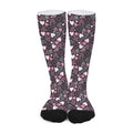 Cute Girly Heart Pattern Print Long Socks