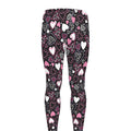 Cute Girly Heart Pattern Print Men's Leggings