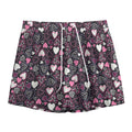 Cute Girly Heart Pattern Print Mesh Shorts