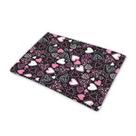 Cute Girly Heart Pattern Print Pet Cooling Mat Cover