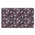 Cute Girly Heart Pattern Print Polyester Doormat