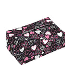 Cute Girly Heart Pattern Print Rectangle Tissue Box Cover