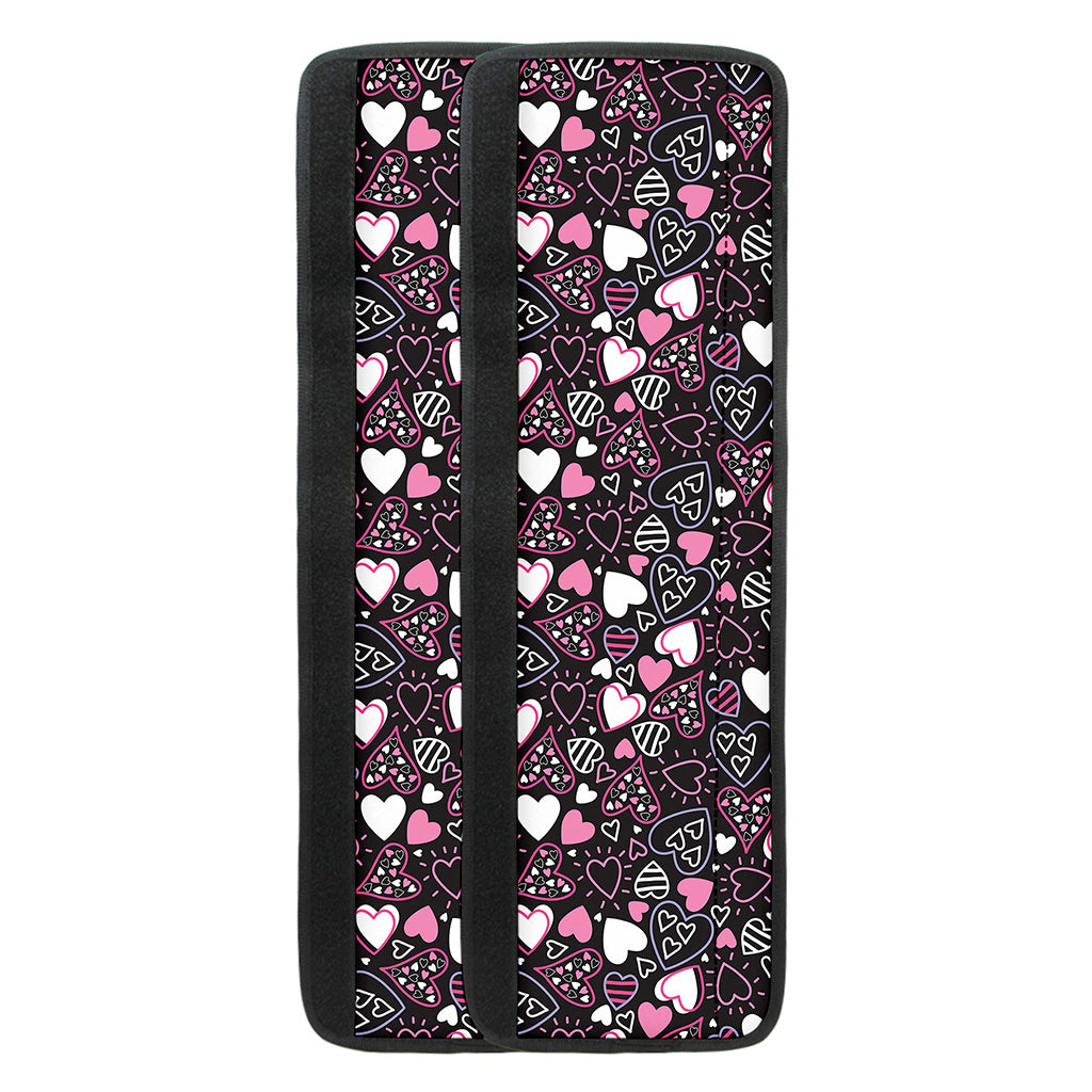Cute Girly Heart Pattern Print Refrigerator Handle Covers