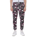 Cute Girly Heart Pattern Print Joggers