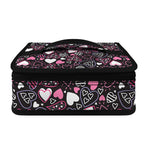 Cute Girly Heart Pattern Print Small Lunch Bag
