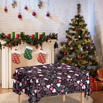 Cute Girly Heart Pattern Print Tablecloth
