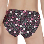 Cute Girly Heart Pattern Print Women's Panties