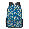 Cute Girly Unicorn Pattern Print 17 Inch Backpack