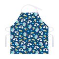 Cute Girly Unicorn Pattern Print Adjustable Apron