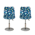 Cute Girly Unicorn Pattern Print Bar Stool Covers
