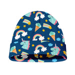Cute Girly Unicorn Pattern Print Beanie