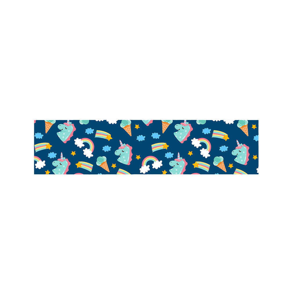Cute Girly Unicorn Pattern Print Bed Runner