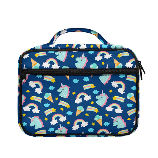 Cute Girly Unicorn Pattern Print Briefcase Bible Bag