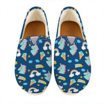 Cute Girly Unicorn Pattern Print Casual Shoes