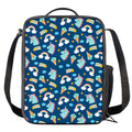 Cute Girly Unicorn Pattern Print Crossbody Lunch Bag