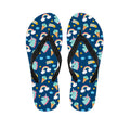 Cute Girly Unicorn Pattern Print Flip Flops