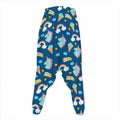 Cute Girly Unicorn Pattern Print Hammer Pants