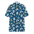Cute Girly Unicorn Pattern Print Hawaiian Shirt