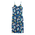 Cute Girly Unicorn Pattern Print Jersey Midi Cami Dress