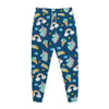 Cute Girly Unicorn Pattern Print Jogger Pants