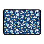 Cute Girly Unicorn Pattern Print Kitchen Mat