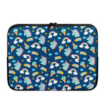 Cute Girly Unicorn Pattern Print Laptop Sleeve