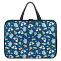 Cute Girly Unicorn Pattern Print Laptop Sleeve With Handle