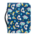 Cute Girly Unicorn Pattern Print Leather Bible Cover