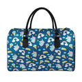 Cute Girly Unicorn Pattern Print Leather Duffel Bag