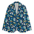 Cute Girly Unicorn Pattern Print Men's Blazer