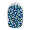 Cute Girly Unicorn Pattern Print Mesh Laundry Hamper
