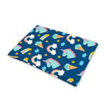 Cute Girly Unicorn Pattern Print Pet Cooling Mat Cover
